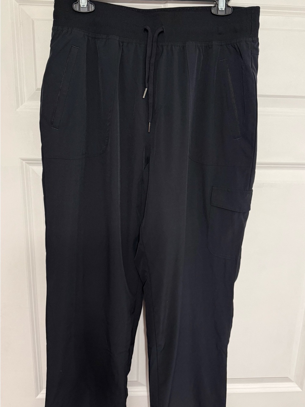 Eddie Bauer Black Cargo Drawstring Pants